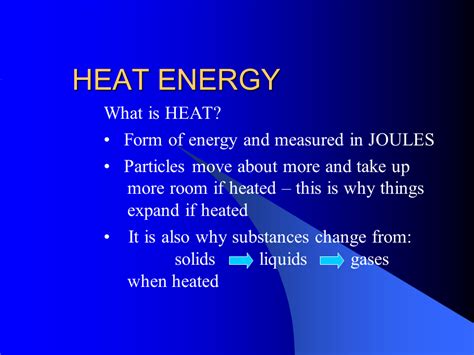 Heat Energy - Presentation Physics