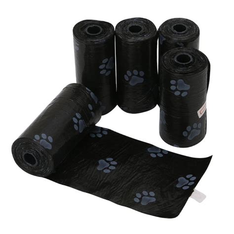 5 Roll Pet Degradable Waste Bags Puppy Dog Cat Trash Garbage Bags - Walmart.com - Walmart.com