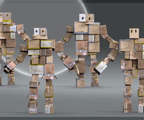 ArtStation - Cardboard Giant Army | Game Assets