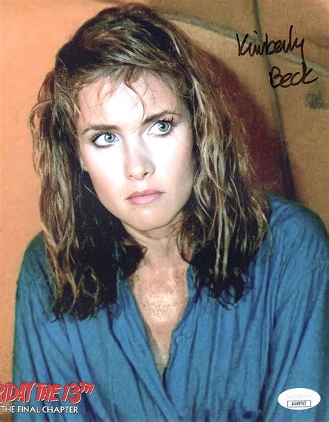 Kimberly Beck signed 8×10 Photo Trish Jarvis Friday the 13th Part 4 The Final Chapter ...