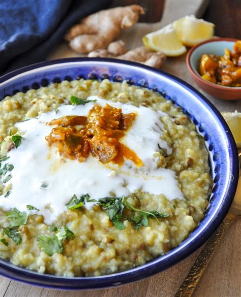 Green Moong Dal Khichdi (Instant Pot) - Honey, Whats Cooking