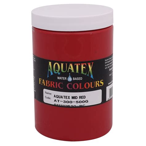 Aquatex Fabric Paint - Red - 500g pack | Fabric Paint | CleverPatch - Art & Craft Supplies