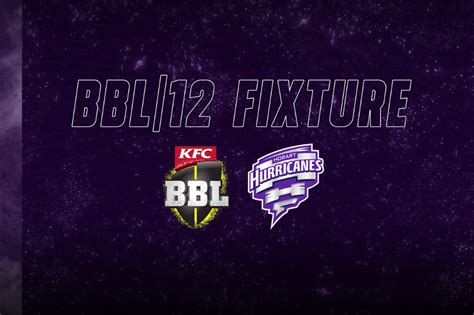 Hobart Hurricanes Fixture Released | cricexec