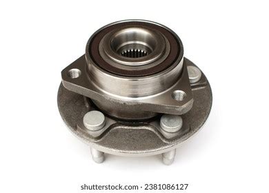 Car Wheel Hub On Isolated White Stock Photo 2381086127 | Shutterstock