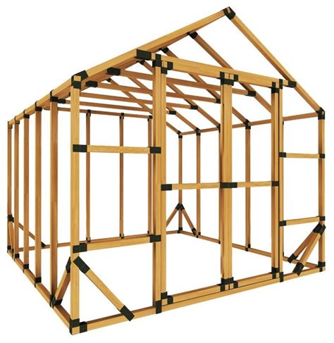 10x10 Standard Storage Shed Kit - Sheds - by E-Z Frame Structures ...