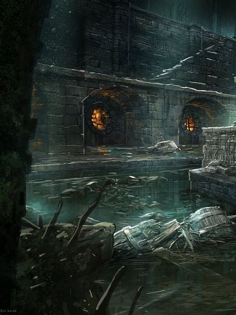 Pin by Sylvain Gogel on Sewer | Fantasy landscape, Fantasy art ...