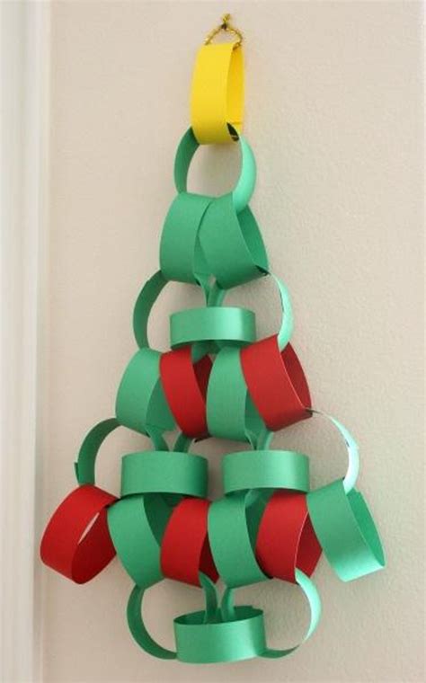 How to make a paper chain christmas tree - B+C Guides