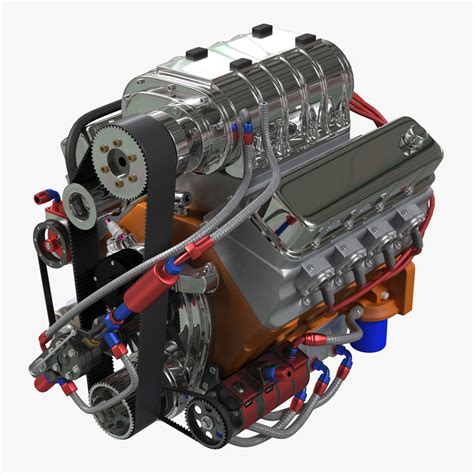 3d model diesel engine