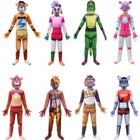 Kid's Security Breach FNAF cosplay costume Halloween bodysuit suit ...