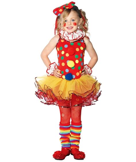 Clown Circus Costume - Kids Costume - Girl Clown Costumes