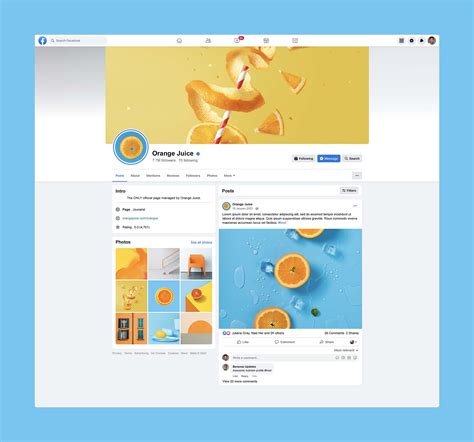 Free Facebook Page Mockup 2022 (PSD) - Дизайнерский хаб.