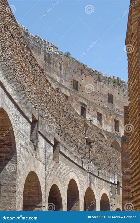 Coliseum arches stock photo. Image of brick, giant, antique - 58990616