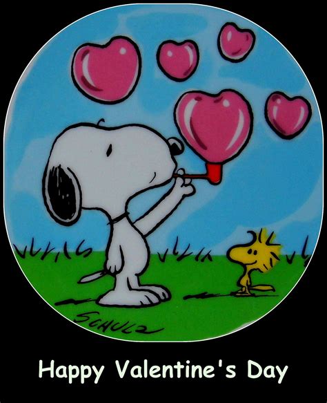 Happy Valentine's Day Greeting From Snoopy And Woodstock | Snoopy valentine, Valentine cartoon ...