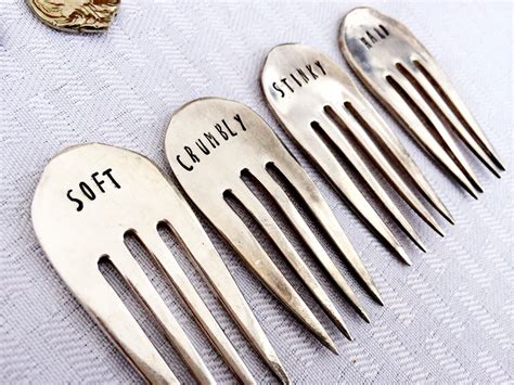 Cheese Forks Cheese Markers Stamped Forks Stamped Silver