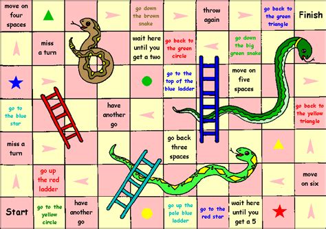 Printable Snakes And Ladders Game Board Printable Word Searches | Porn ...