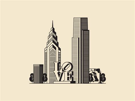 Philly Skyline Png - Skylines new york city silhouette wall decal, city buildings silhouette ...