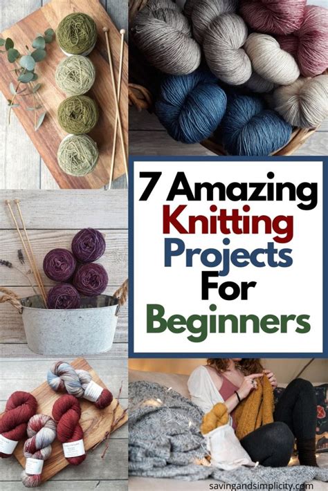 7 Amazing Knitting Projects For Beginners - Saving & Simplicity