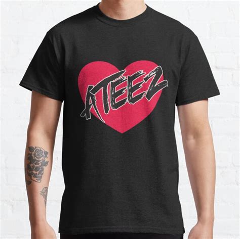 Ateez T-shirts - Ateez Heart Graphic Tee | Ateez Store