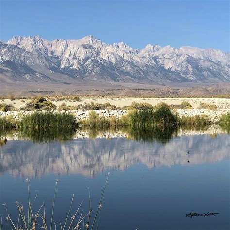 Owens Lake Pond Photograph by Stephanie Salter | Pixels