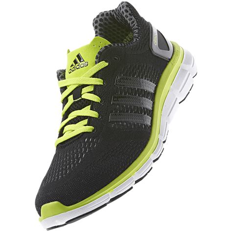 Adidas Mens ClimaCool Ride Running Shoes - Black/Solar-Slime ...