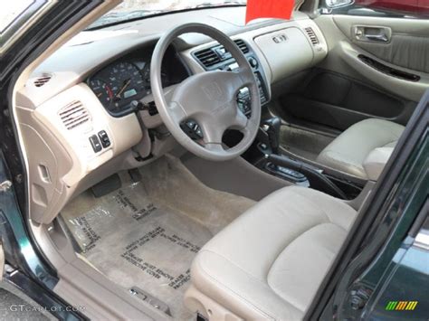 Ivory Interior 1998 Honda Accord EX V6 Sedan Photo #38889558 | GTCarLot.com