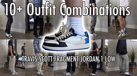 10+ Outfits w/ the Travis Scott Fragment Jordan 1 Low - YouTube