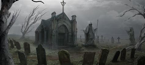 'Graveyard Scene' by Darren Benton : r/ImaginaryArchitecture