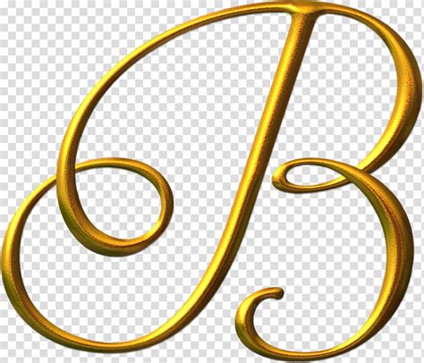 Gold Letter B Clip Art