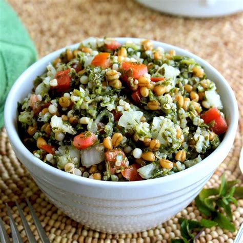 Tabouli Salad Recipe; Tabbouleh - Vegan in the Freezer