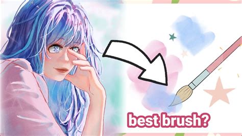 What BRUSHES🖌️ do I use for my digital art🎨 - YouTube