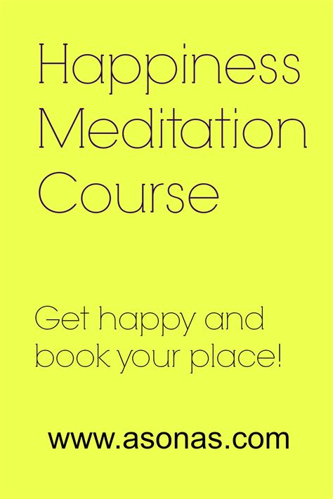 Happiness Meditation Course starts 27 April | Meditation, Happy, Get happy