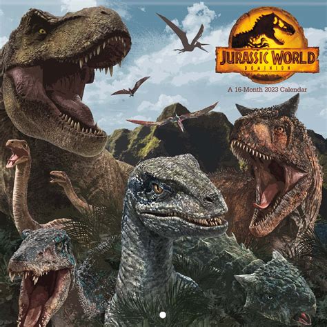 Trends International 2023 Jurassic World Mini Wall Calendar - Walmart.com