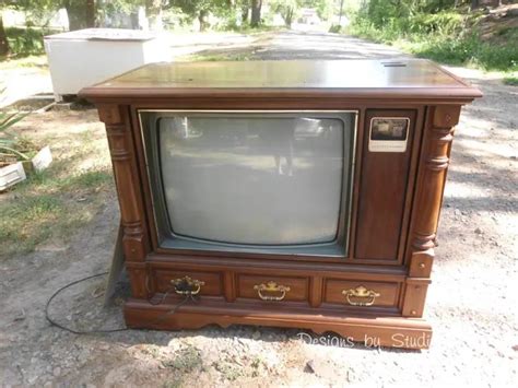 How to Revamp an Old Console TV Cabinet