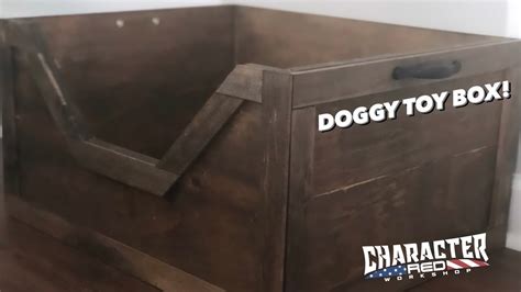 Dog Toy Box DIY | How-to build a rustic dog toy box - YouTube