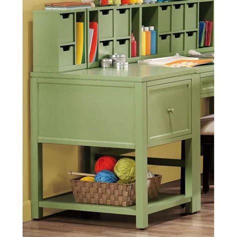 Martha Stewart Living Craft Space Standard File Cabinet in Rhododendron Leaf-0464500600 - The ...