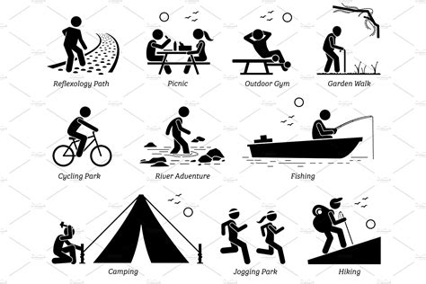 Outdoor Recreational Activities Icon | Icons ~ Creative Market