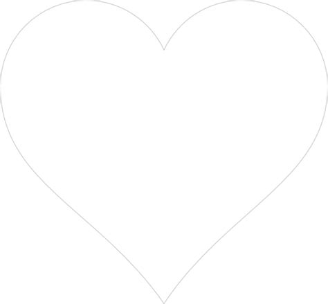 White Heart Outline Transparent Background Here you can explore hq ...