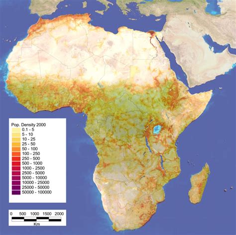 Population Density Map Of Africa 2022