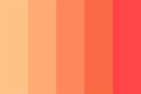 Degrees of Warning Color Palette