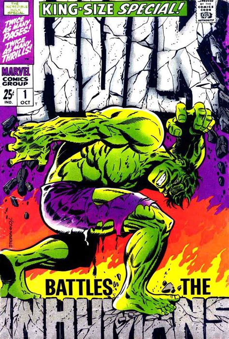 Incredible Hulk v2 Special #1 - Jim Steranko cover + 1st issue - Pencil Ink