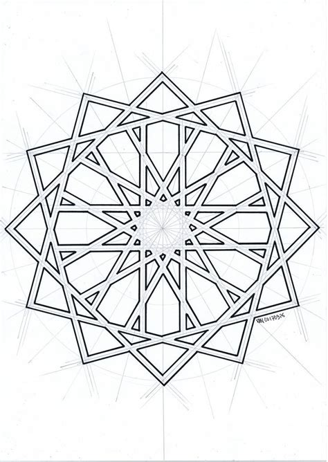 Islamic geometric pattern - #geometric #Islamic #pattern | Islamic art pattern, Geometric ...