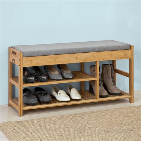 shoe rack and coat stand | Banquette avec rangement, Banc avec rangement chaussures, Rangement ...