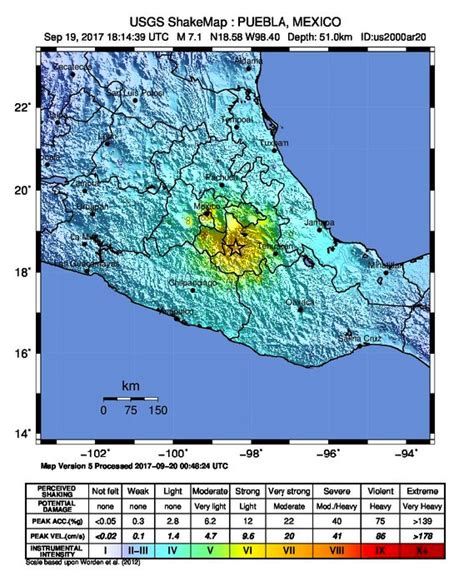 Mexico City Earthquake Map - Map Of Florida