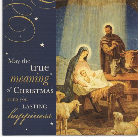 Nativity Scene Christmas card | Modern christmas, Christmas traditions, True meaning of christmas