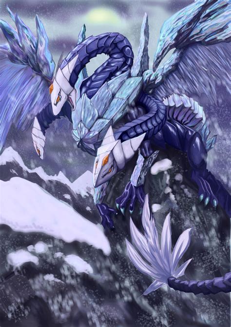 Trishula, Dragon of the Ice Barrier by AliceBlades on DeviantArt