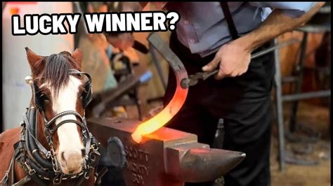 Farrier Competition! + Oliver's HORSE SHOE Give Away! - YouTube