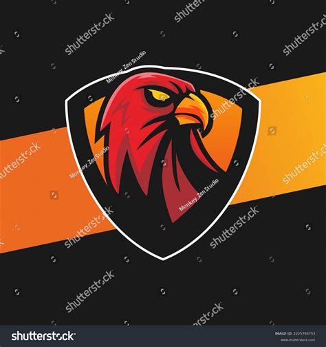 Eagle Hawk Head Mascot Logo Design Stock Vector (Royalty Free) 2225793753 | Shutterstock