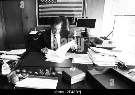 CIA Director Leon Panetta poses in his office at the CIA headquarters ...