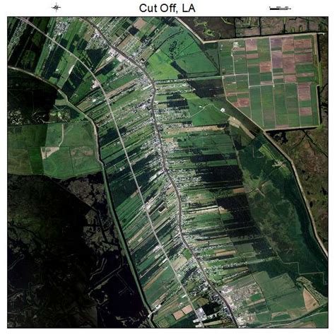 Aerial Photography Map of Cut Off, LA Louisiana