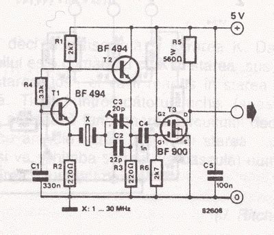 Quartz Crystal Oscillator Circuit